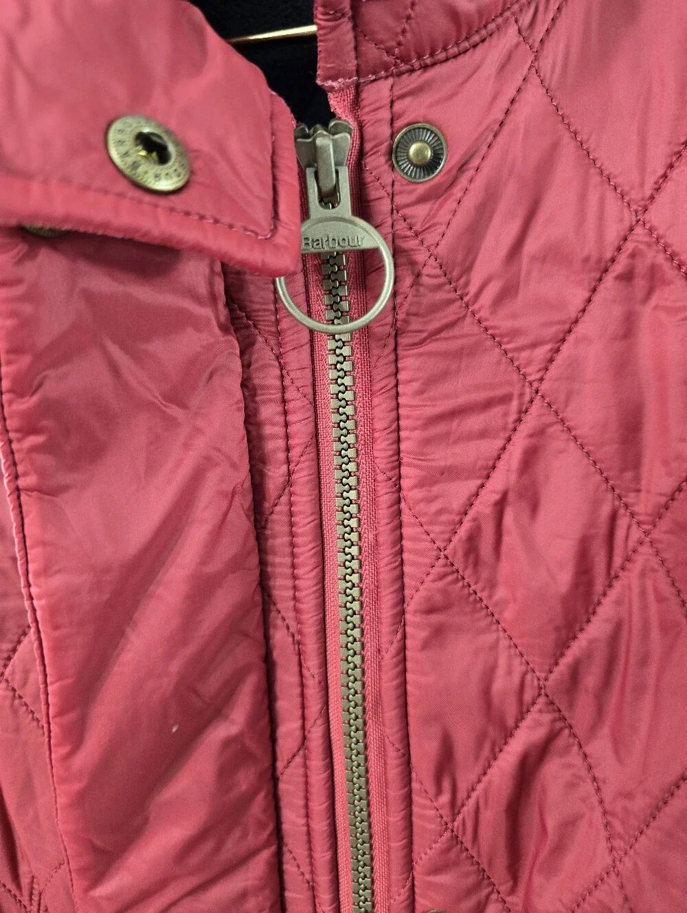 Barbour Wray Gilet Quilted Double Zip Waistcoat Vest Layering Outerwear Size 8